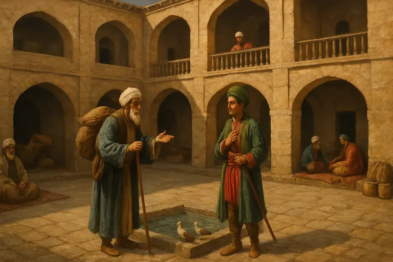 داستان مهمان خانه دو سرا