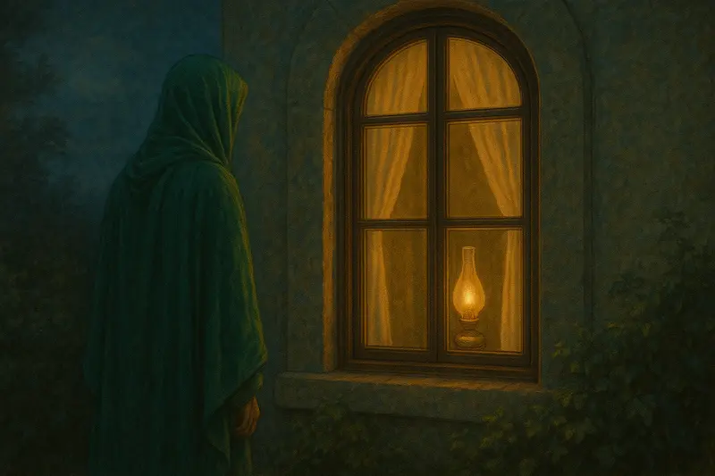 داستان چراغی پشت پنجره