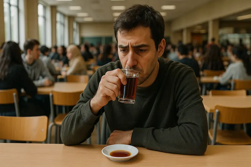 داستان یک چای تلخ توی سلف
