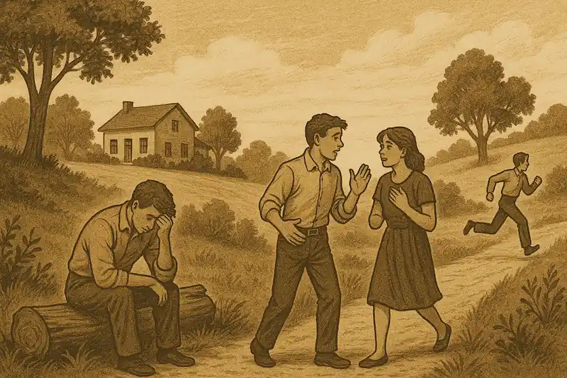 نمونه پیرنگ داستان کوتاه