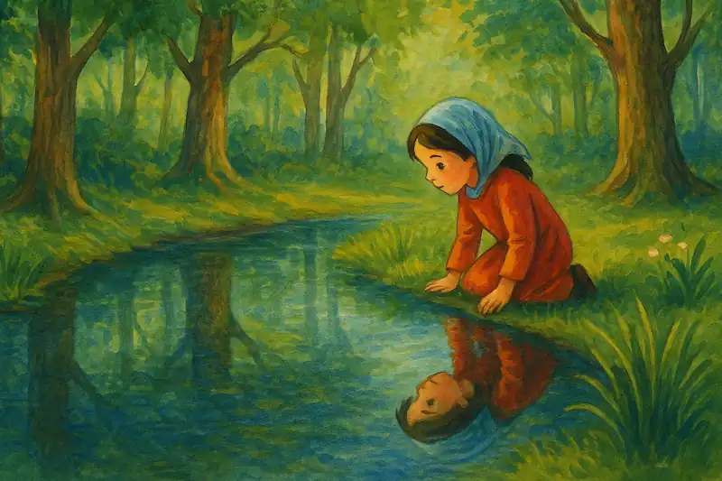 داستان آینه ی جنگل برای کلاس سومی ها
