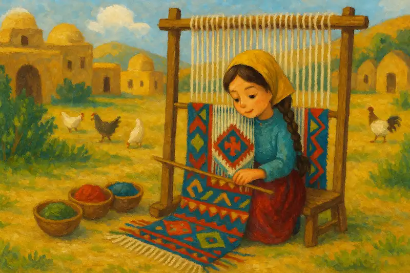 داستان قالی کوچولوی روستا