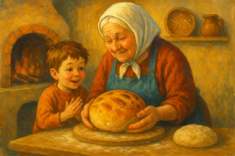 داستان نان تازه ی مادر بزرگ