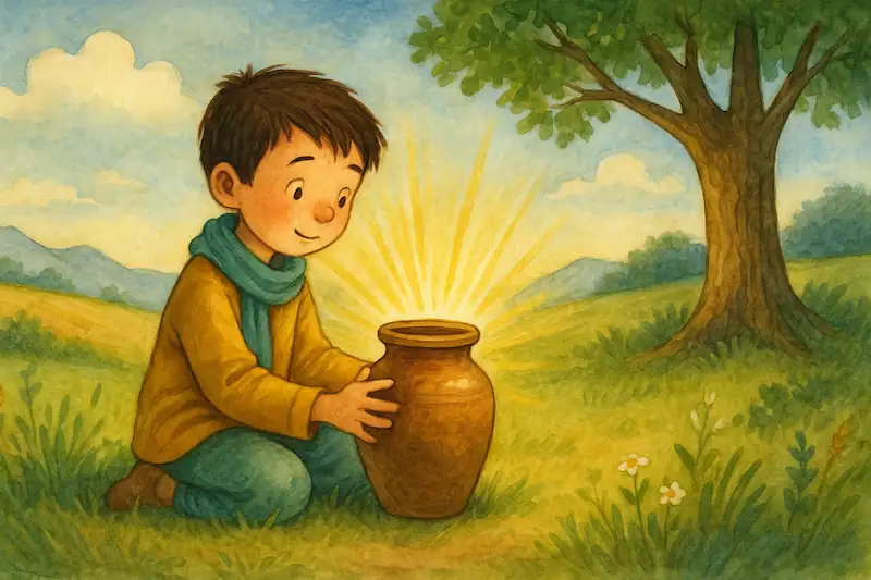 داستان پسرک و کوزه ی امید برای کلاس سومی